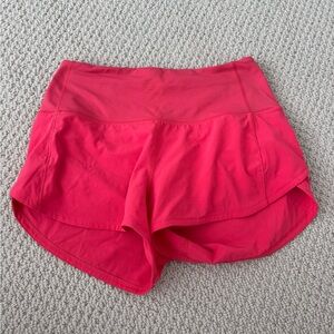 Lululemon Athletica Bright Pink Athletic Shorts